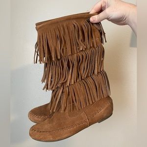 Fringe Boots Size 8